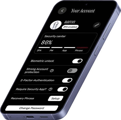 CNS account settings